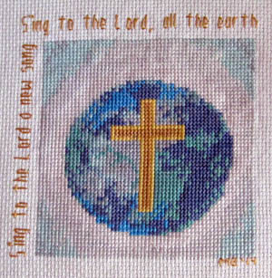 Sing to The Lord stitched by Missy Brobst